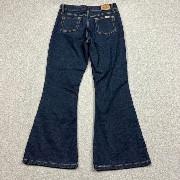 Levi Strauss Signature Jeans Womens 30x27 Stretch Low Rise Flare Cotton Blend - Picture 8 of 10
